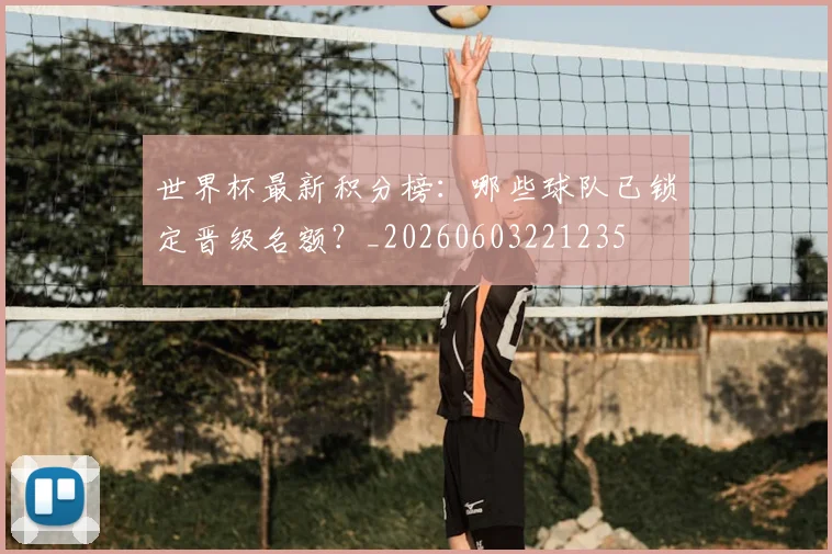 世界杯最新积分榜:哪些球队已锁定晋级名额?_20260603221235