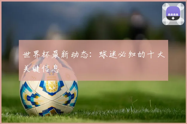 世界杯最新动态：球迷必知的十大关键信息